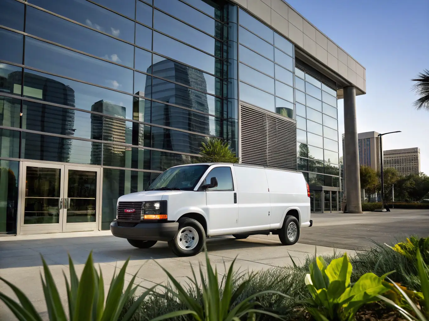 An image of a Stancilsecuredlogistics cargo van loaded with packages, illustrating its versatility for various delivery needs.